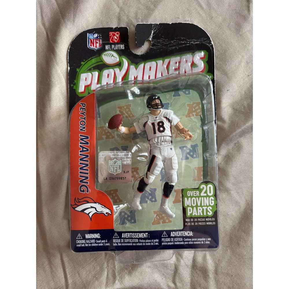 McFarlane NFL PlayMakers Peyton Manning Denver Broncos Action Figure 2012 New